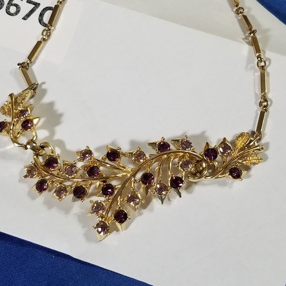 Vintage Jewelry - Vintage Purple Stones